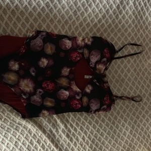 One piece bathing suit